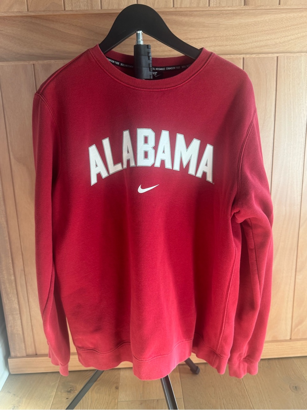 Alabama Crimson Roll Tide Nike Sweatshirt Size Large GUC